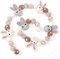 Easter Felt Garland – Wool Ball & Bunny Pom Pom Banner, 6.6 ft Handmade Spring Farmhouse Decor for Mantle, Baby Shower & Home